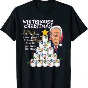 Poopy Pants Biden Colonoscopy Christmas Meme Christmas Carol T-Shirt