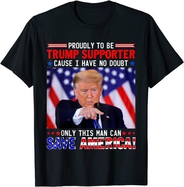 Proudly To Be Trump Supporter Save America Christmas Sweater T-Shirt