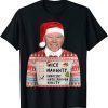 Santa Biden Nice Naughty Innocent Until Proven Christmas Classic Shirt