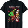 Santa Claus African American Christmas Crew T-Shirt