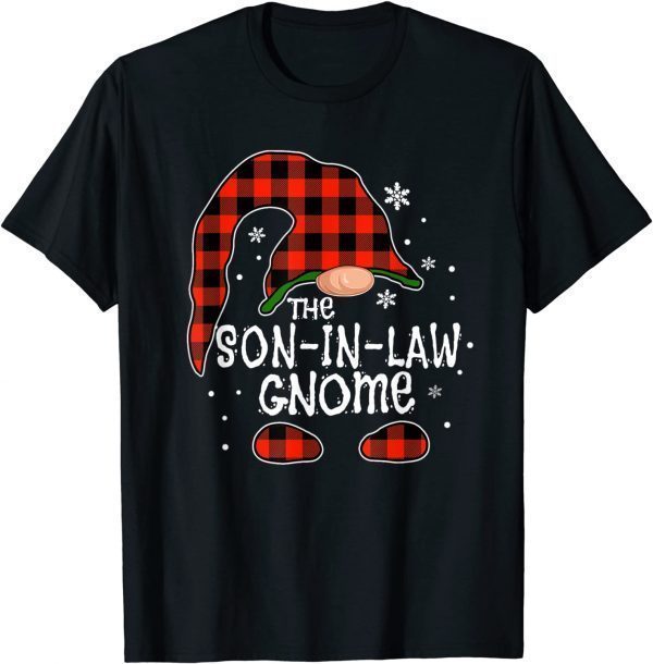 Son In Law Gnome Buffalo Plaid Christmas Matching Family Classic Shirt