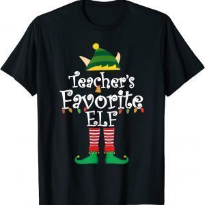 Teacher's Favorite Elf Christmas Classic Shirt