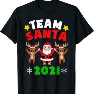 Team Santa 2021 Christmas Pajamas Family Santa Limited Shirt