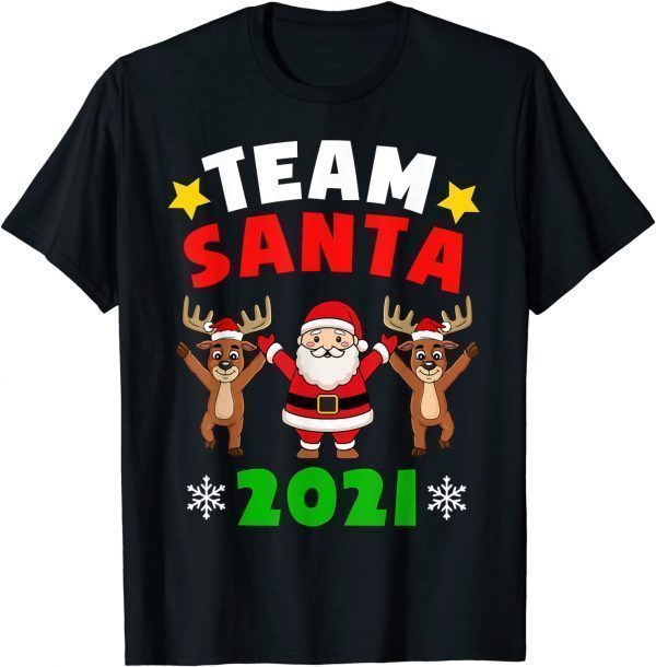 Team Santa 2021 Christmas Pajamas Family Santa Limited Shirt