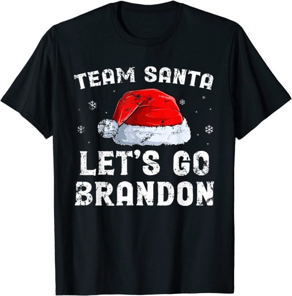 Team Santa Christmas Trending Let's go Brandon 2021 Shirt