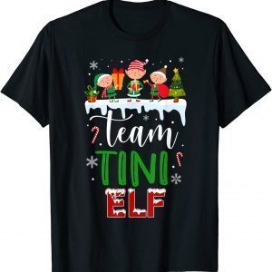 Team Tiny ELF Matching Family Christmas Pajama 2021 Shirt