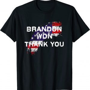 Thank You Brandon, Branden Let Go US Flag Gift T-Shirt