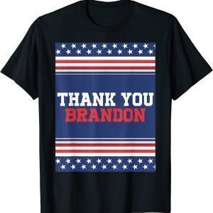 Thank You Brandon, Lets go Branden Brandon USA Flag Classic Shirt