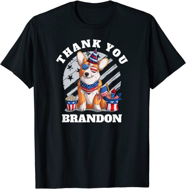 Thank You Brandon Pro Biden Dog Thank You Brandon Classic Shirt