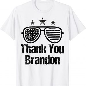 Thank You Brandon Sunglasses Usa Flag Classic Shirt