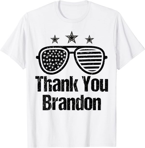 Thank You Brandon Sunglasses Usa Flag Classic Shirt