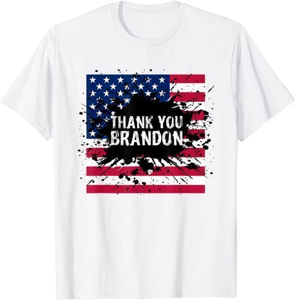 Thank You Brandon Vintage American Flag Classic Shirt