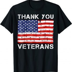 Thank You Veterans Veteran Day Us Flag 2021 Shirt