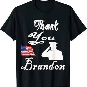 Thank you Brandon Us Flag Classic Shirt