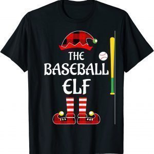 The Baseball Elf Family Christmas Pajamas 2021 Shirt