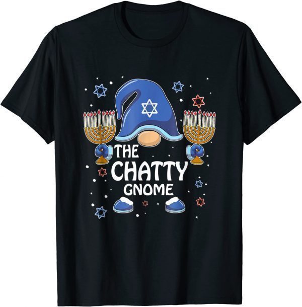 The Chatty Gnome Hanukkah Matching Family Pajama 2021 Shirt