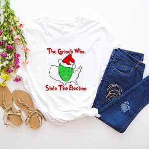 The Grinch Who Store The Election Anti Biden X-mas 2022 Shirt