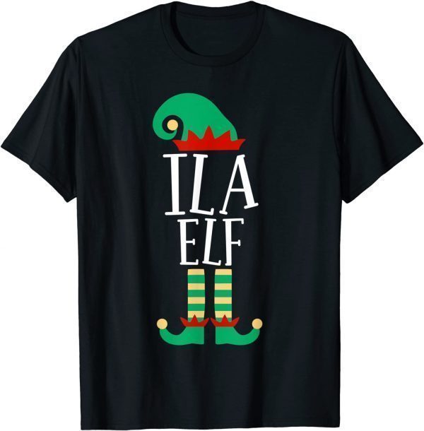 The Ila Elf Funny Family Matching Christmas Pajamas Classic Shirt