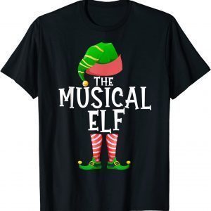 The Musical Elf Matching Family Group Christmas Party Pajama Limited Shirt