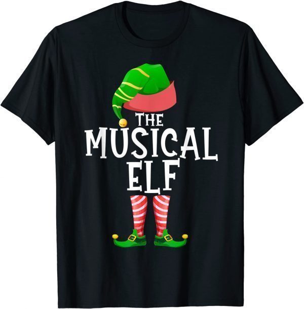 The Musical Elf Matching Family Group Christmas Party Pajama Limited Shirt