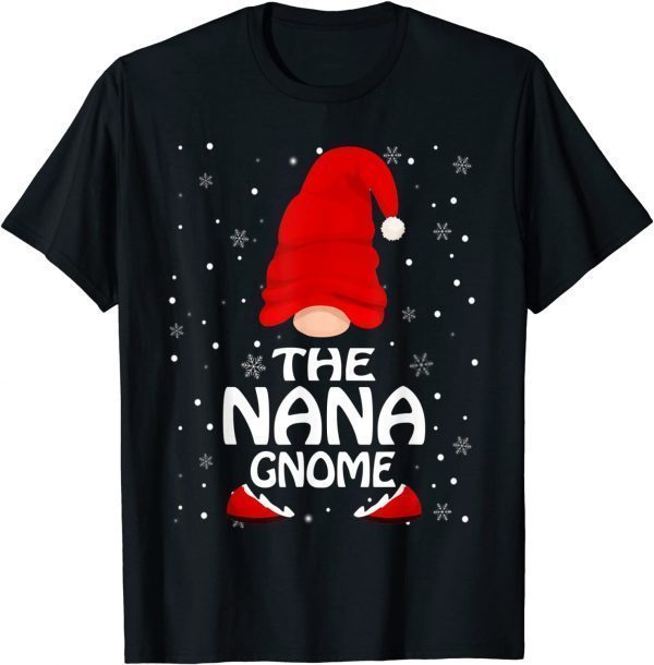 The Nana Gnome Christmas Family Matching Pajamas Classic Shirt