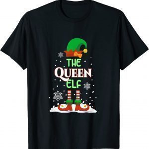 The Queen Elf Funny Family Matching Christmas Pajama T-Shirt