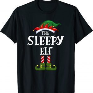 The Sleepy ELF Christmas Pajama Family Macthing Group Classic Shirt