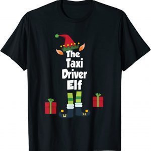 The Taxi Driver Elf Family Matching Christmas Pajama Gift Shirt