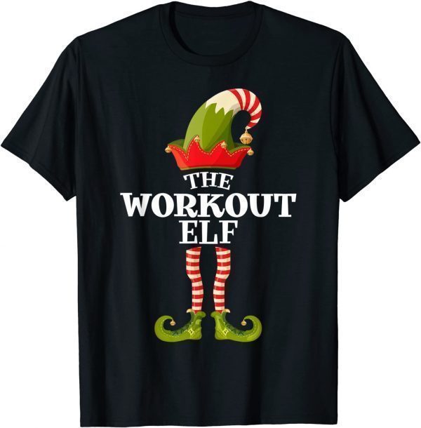 The Workout Elf Christmas Group Matching Family 2021 Shirt