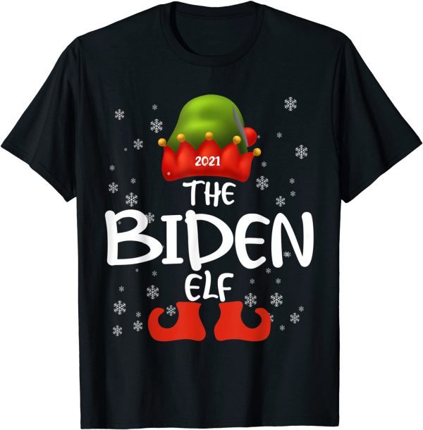 The biden Elf Family Matching Christmas Group Pajama T-Shirt