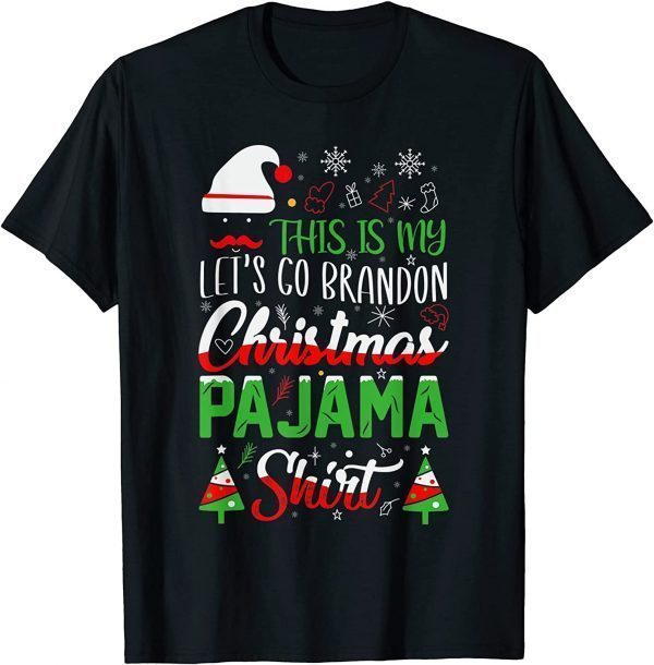 This Is My Christmas Anti Biden Pajama Shirt T-Shirt