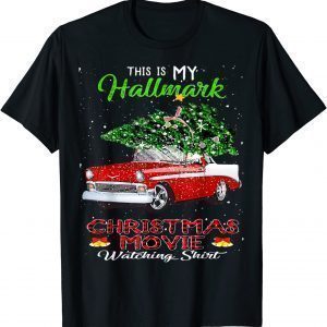 This Is My Christmas Movie Watching with Vintage Truck Classic Shirt