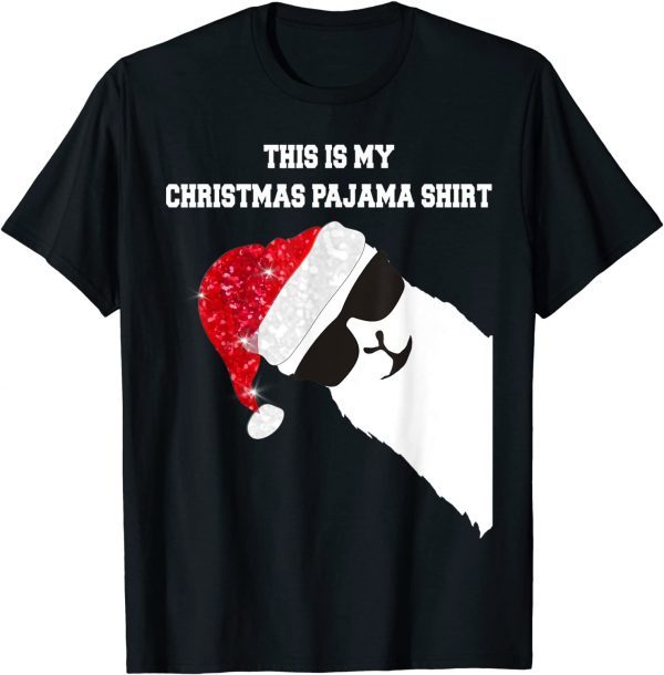 This Is My Christmas Pajama Alpaca Llama Xmas 2021 Shirt