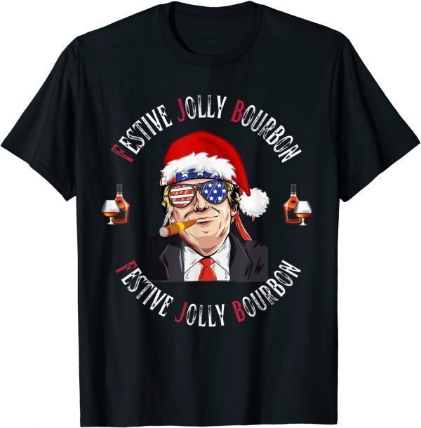 This Is My Christmas Pajama Festive Jolly Bourbon Drinking 2021 Shirt