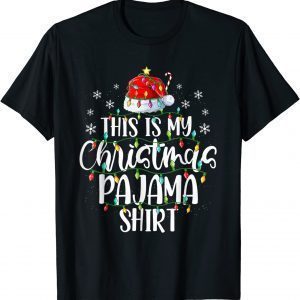 This Is My Christmas Pajama Funny Xmas Lights Christmas Tree Gift Shirt