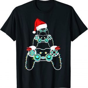 This Is My Christmas Pajama Santa Hat Gamer Video Lovers Classic Shirt