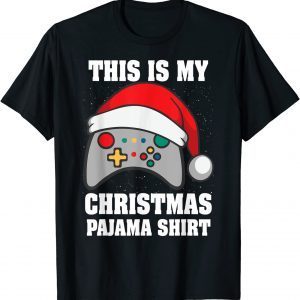 This Is My Christmas Pajamas Santa Video Gamer Classic Shirt