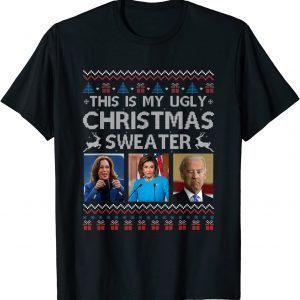 This Is My Ugly Christmas Anti-Biden Sweater Christmas T-Shirt