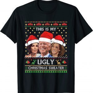 This Is My Ugly Christmas Anti-Biden Sweater Xmas T-Shirt