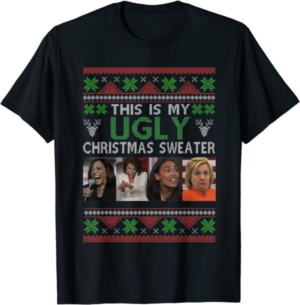 This Is My Ugly Christmas Anti-Biden Xmas Pajamas Gift Shirt