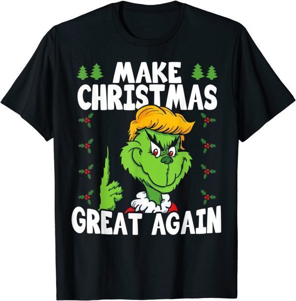 Trump 2024 Make Christmas Great Again Ugly Sweater Classic Shirt