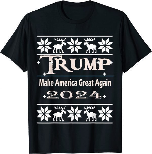 Trump 2024 Make Christmas and America Great Again Classic Shirt