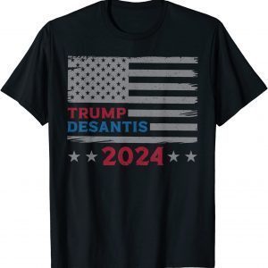 Trump DeSantis 2024 American Flag Classic Shirt