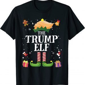 Trump Elf Matching Family Group Christmas Party Pajama Classic Shirt
