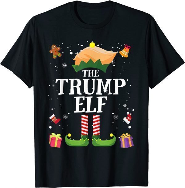 Trump Elf Matching Family Group Christmas Party Pajama Classic Shirt