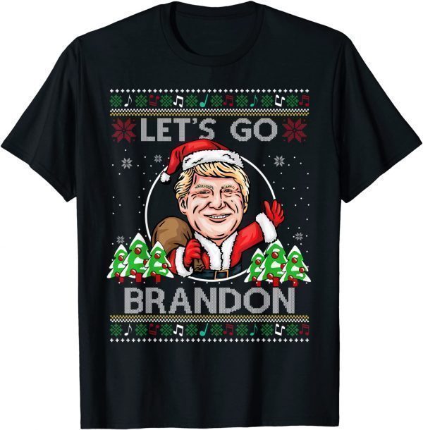 Trump Let's Go Brandon Ugly 2021 Christmas Classic Shirt