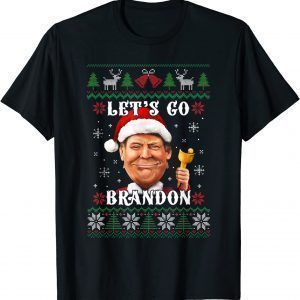 Trump Let’s Go Brandon Ugly 2022 Christmas Gift Shirt