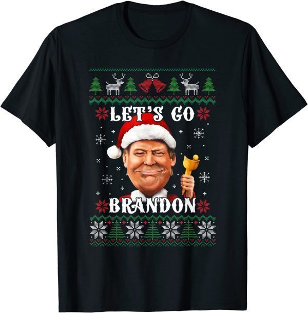 Trump Let’s Go Brandon Ugly 2022 Christmas Gift Shirt