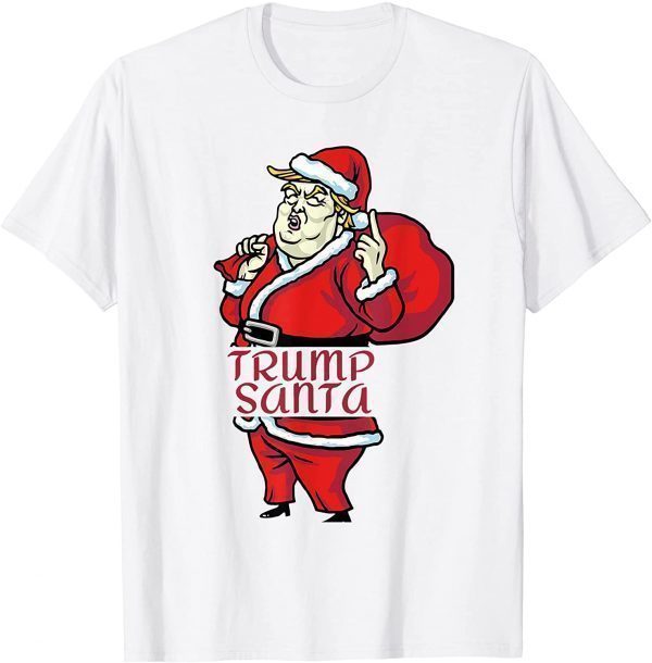 Trump Santa Elf Matching Family Group Christmas Party Pajama Unisex T-Shirt