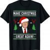 Trump Santa Make Christmas Great Again Ugly Xmas 2022 Shirt